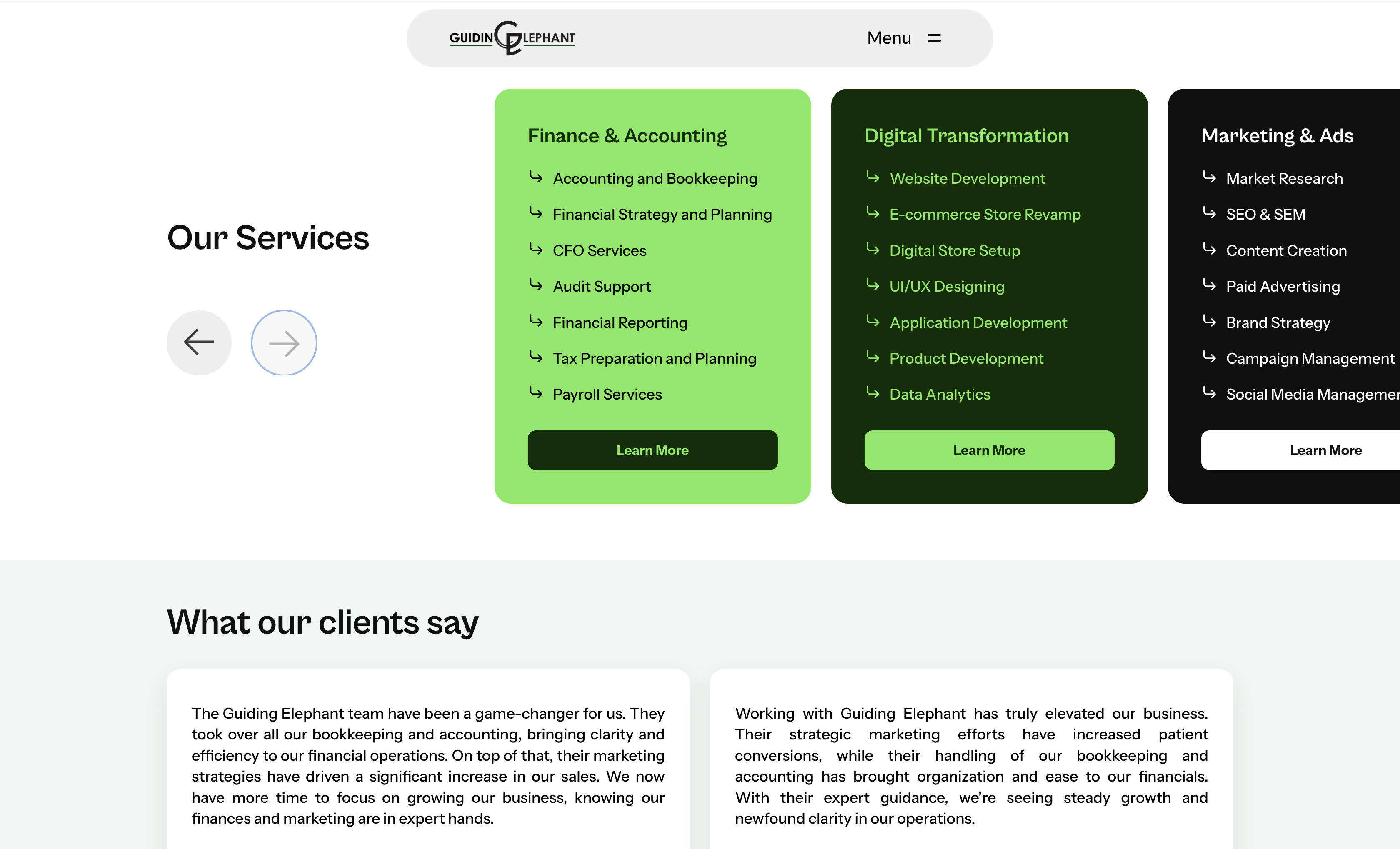 Guiding Elephant · Team