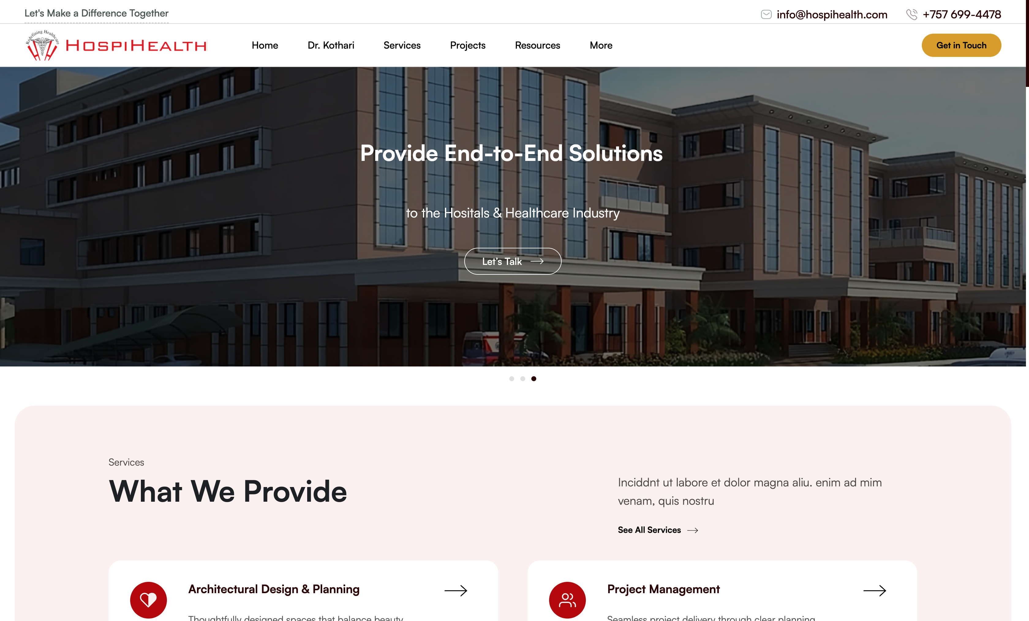 HospiHealth · Home