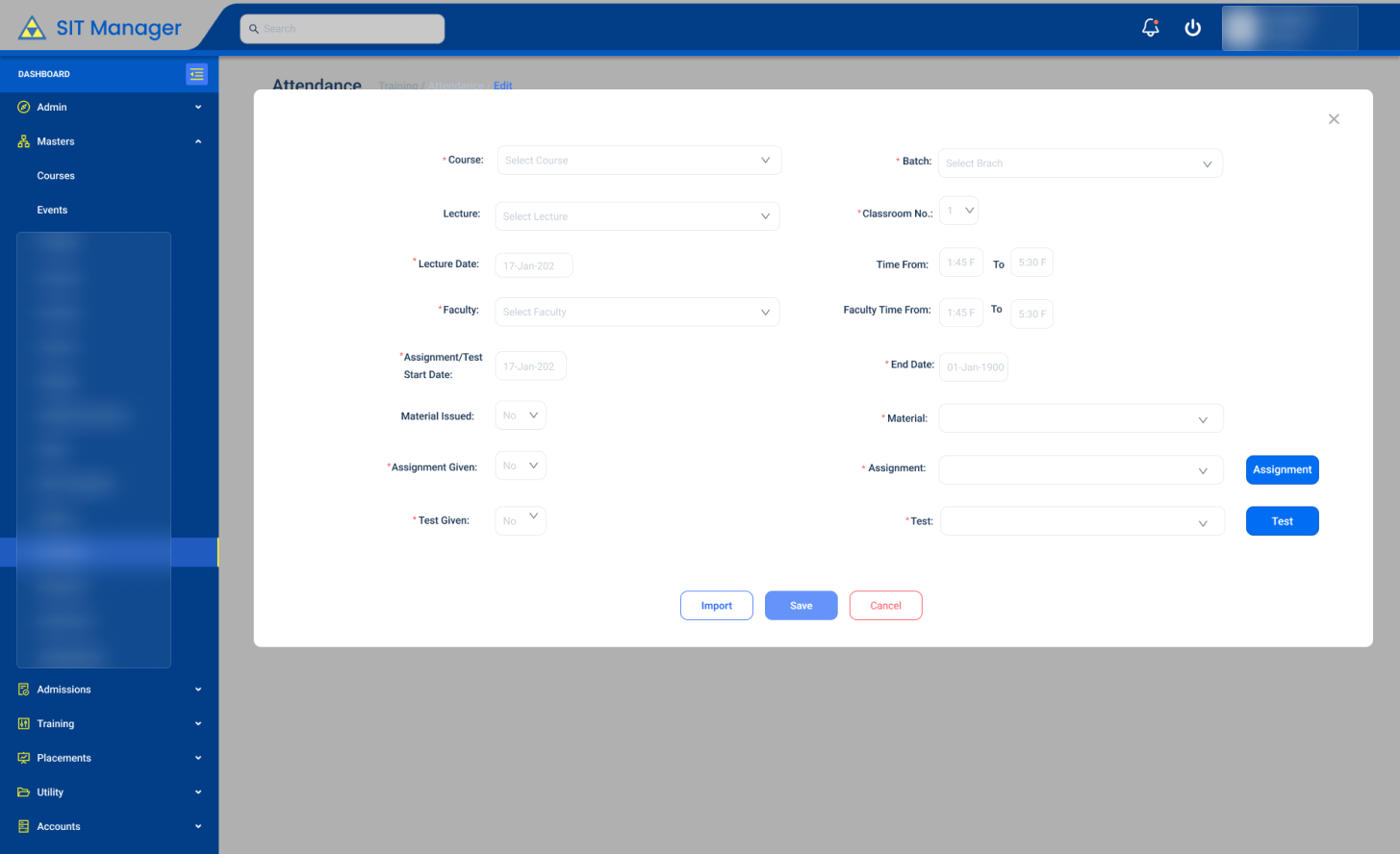 SIT Manager · Onboarding